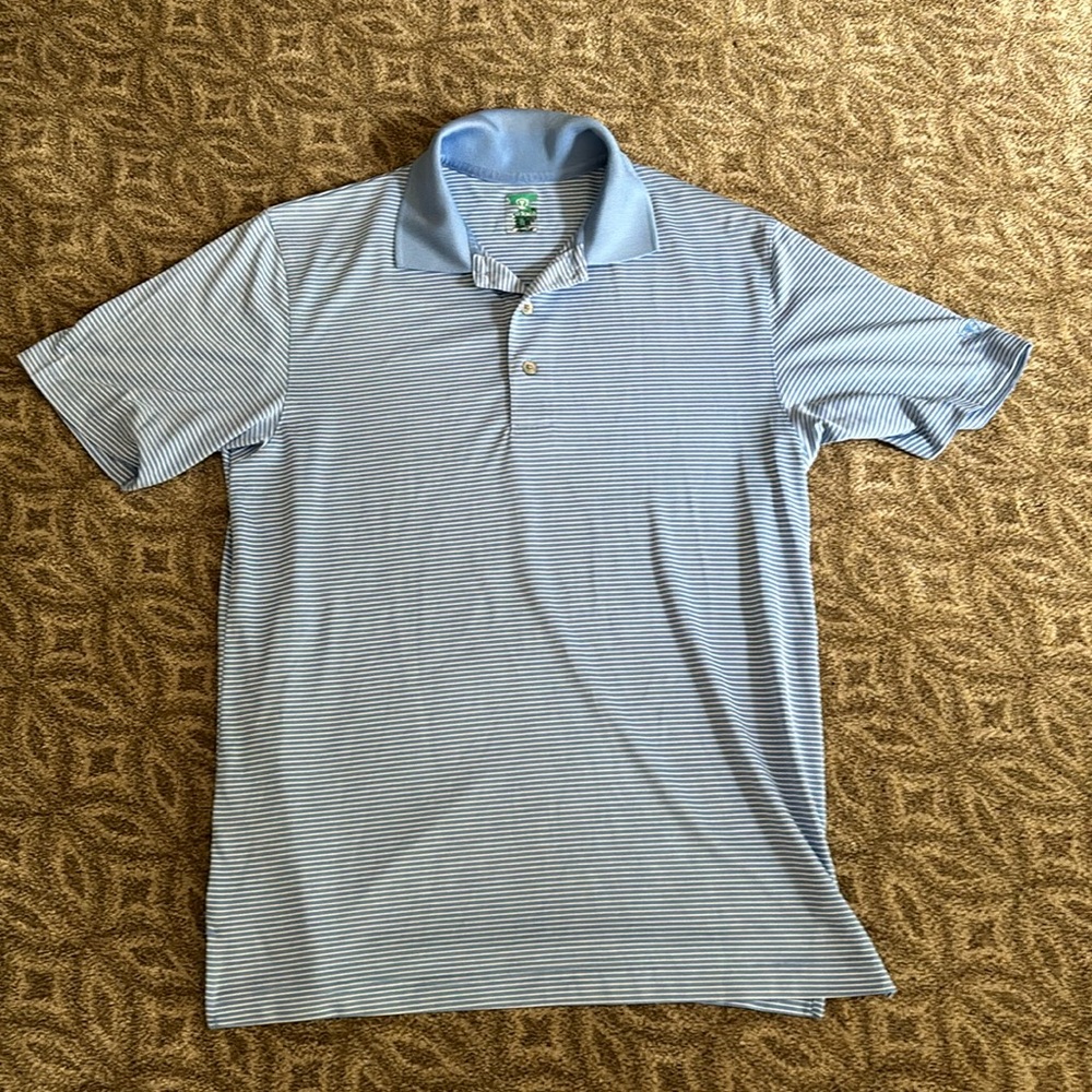 Pro Tour Striped Golf Polo